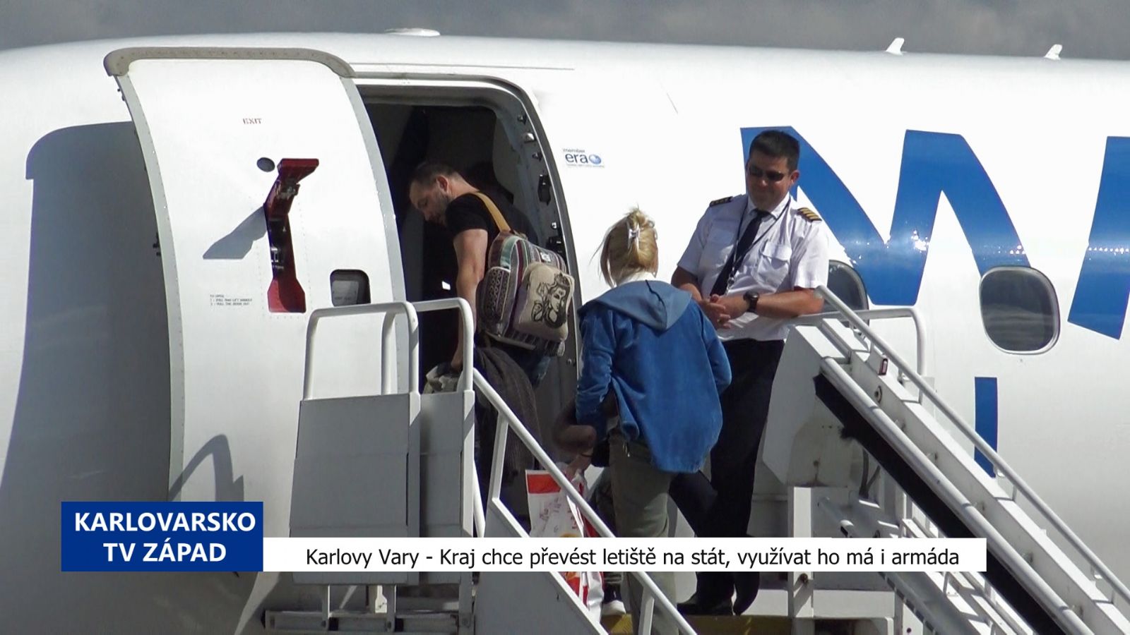 Region: Kraj chce převést letiště na stát, využívat ho má i armáda (TV Západ)