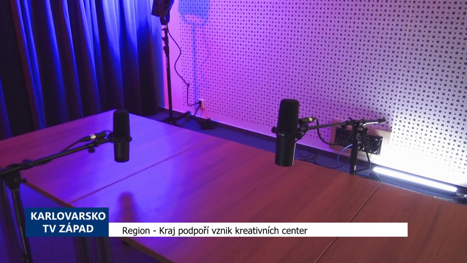 Region: Kraj podpoří vznik kreativních center (TV Západ)