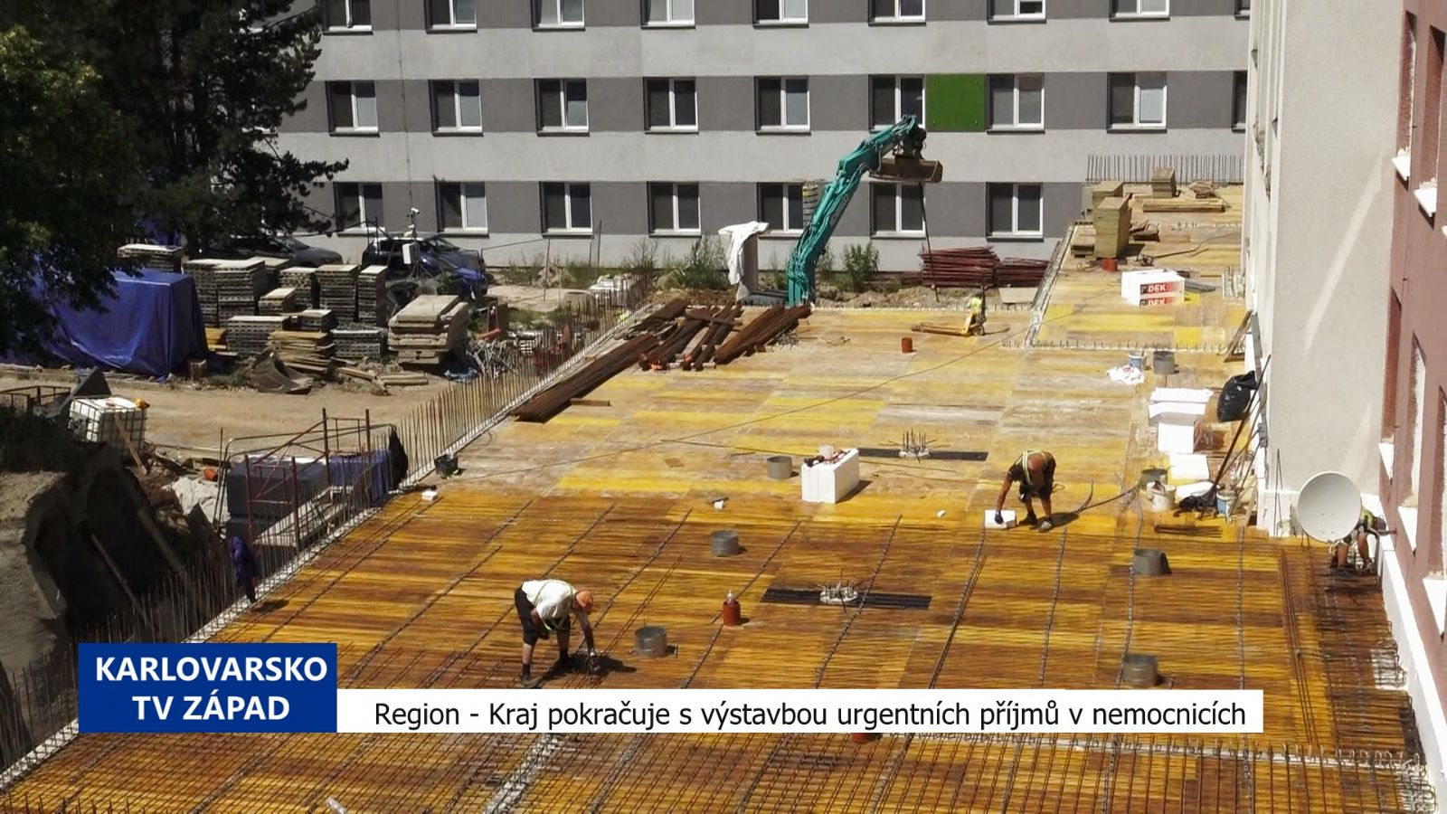 Region: Kraj pokračuje s výstavbou urgentních příjmů (TV Západ)
