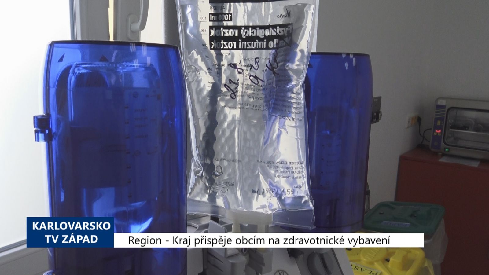 Region: Kraj přispěje obcím na zdravotnické vybavení (TV Západ)