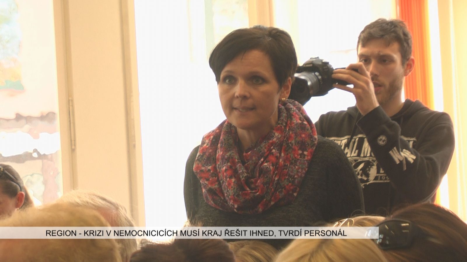 Region: Krizi v nemocnicích musí kraj řešit ihned, tvrdí personál (TV Západ)