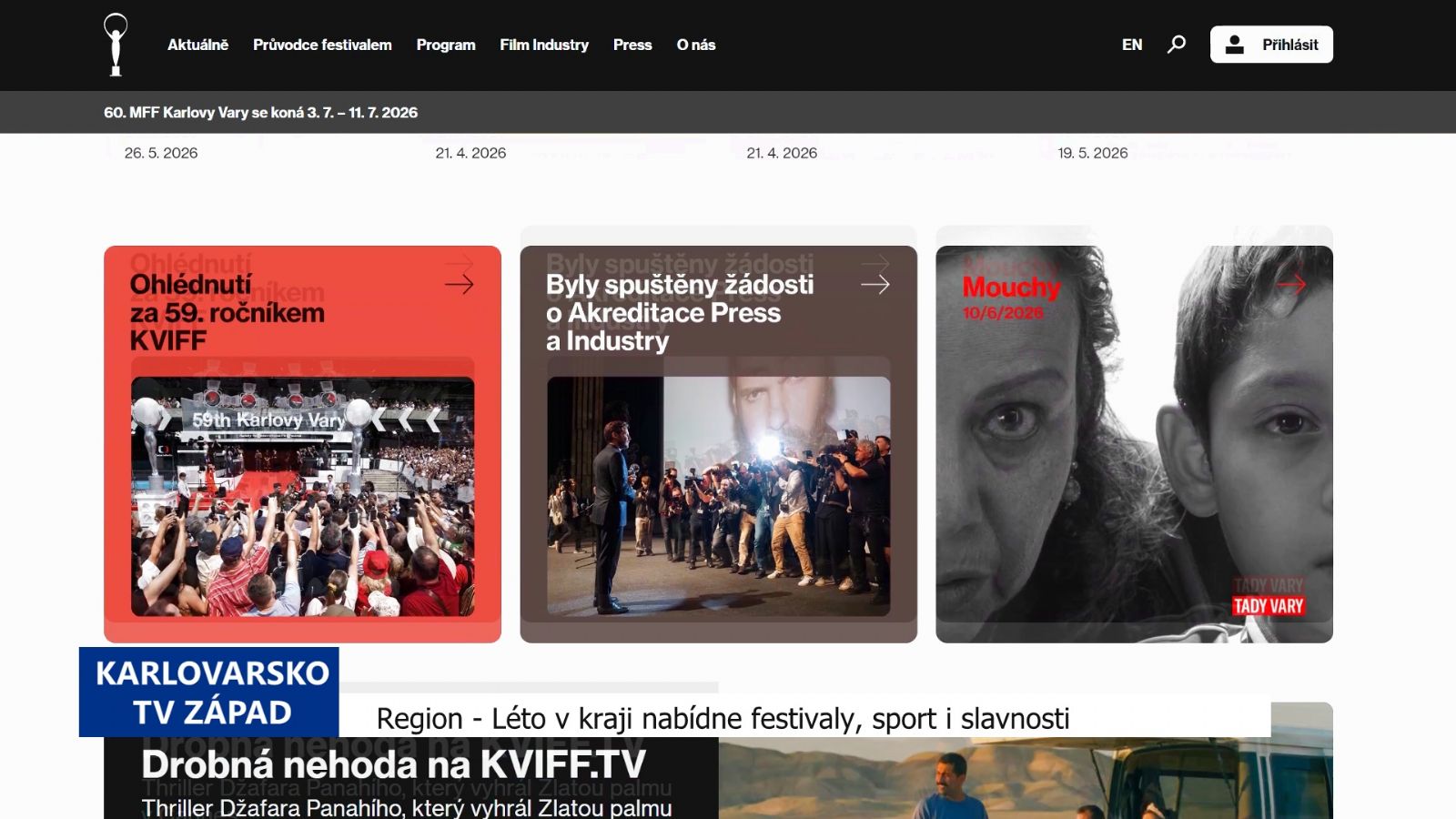 Region: Léto v kraji nabídne festivaly, sport i slavnosti (TV Západ)