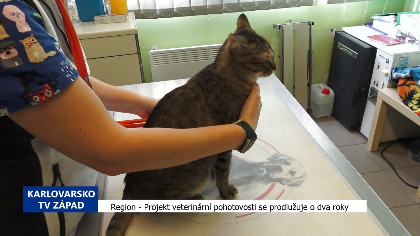Region: Projekt veterinární pohotovosti se prodlužuje o dva roky (TV Západ)