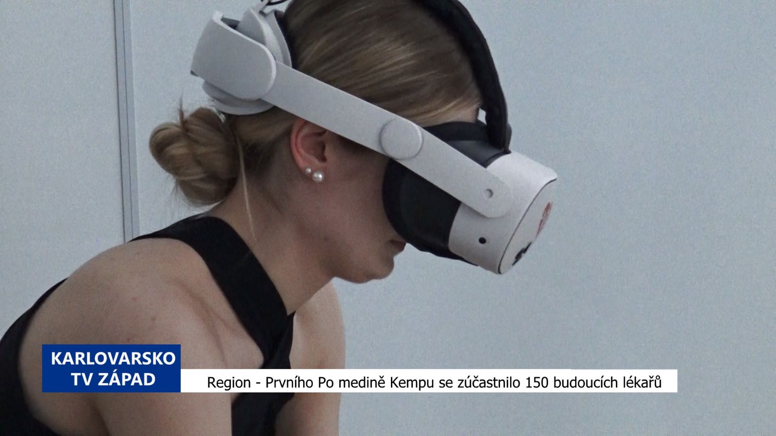 Region: Prvního Po medině Kempu se zúčastnilo 150 budoucích lékařů (TV Západ)