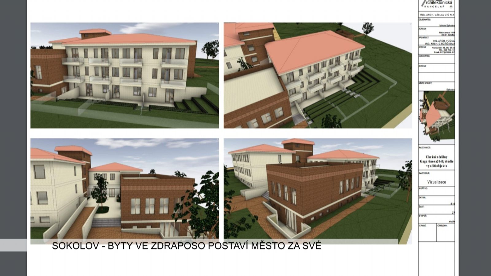 Sokolov: Byty ve ZDRAPOSO město postaví za své (TV Západ)