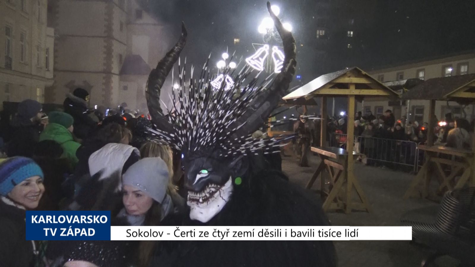 Sokolov: Čerti ze čtyř zemí děsili i bavili tisíce lidí (TV Západ)