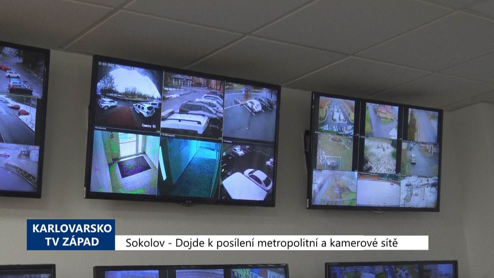 Sokolov: Dojde k posílení metropolitní a kamerové sítě (TV Západ)