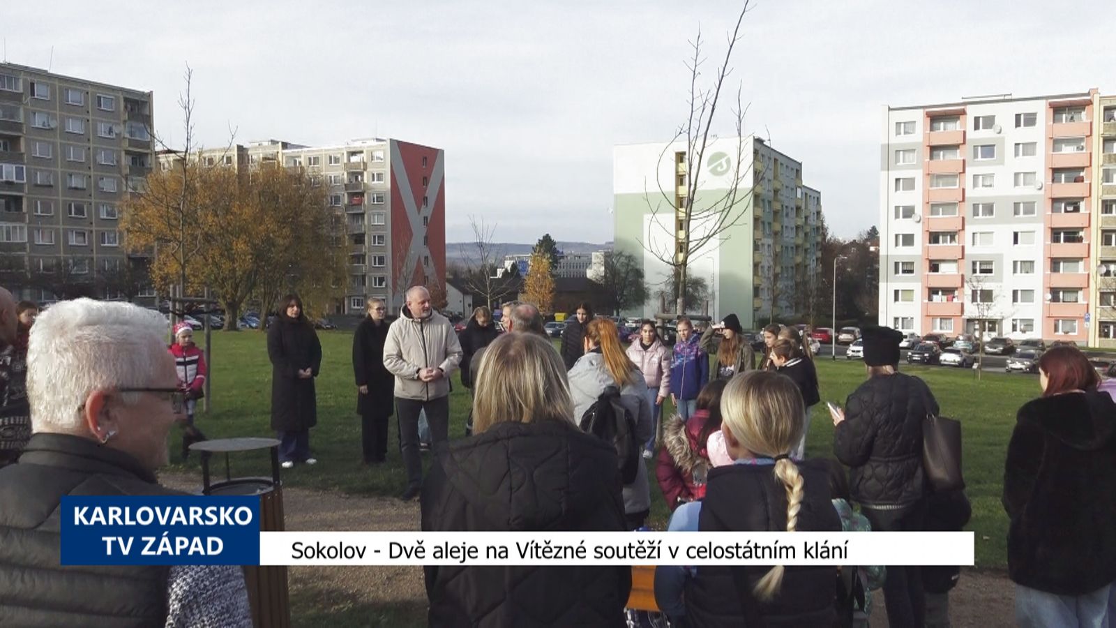 Sokolov: Dvě aleje na Vítězné soutěží v celostátním klání (TV Západ)