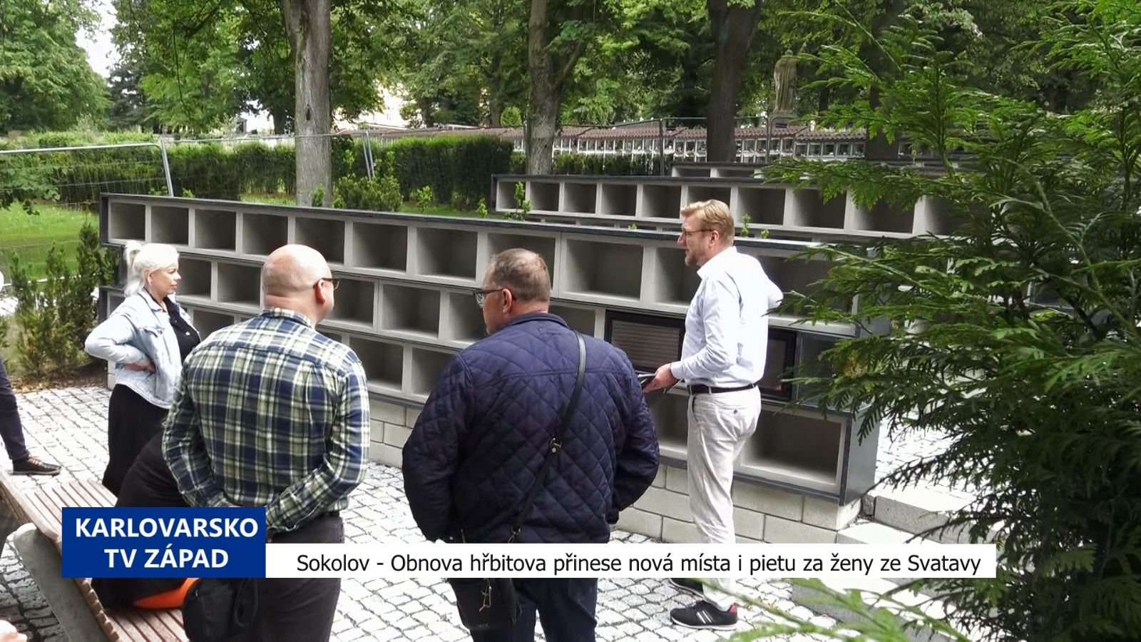 Sokolov: Obnova hřbitova přinese nová místa i pietu za ženy ze Svatavy (TV Západ)
