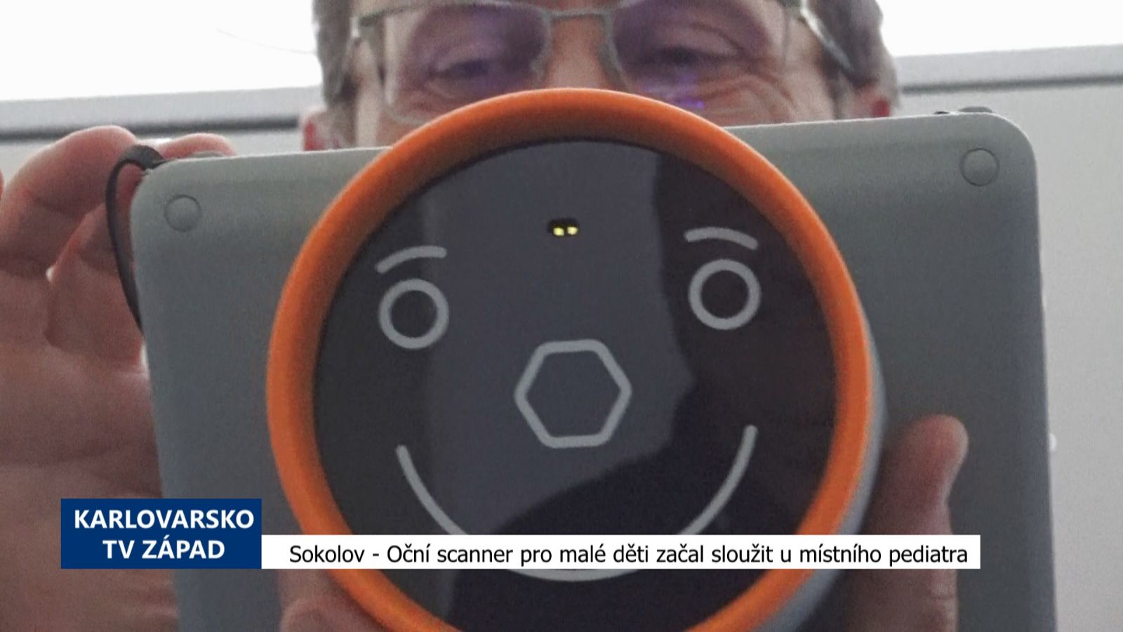 Sokolov: Oční scanner pro malé děti začal sloužit u místního pediatra (TV Západ)
