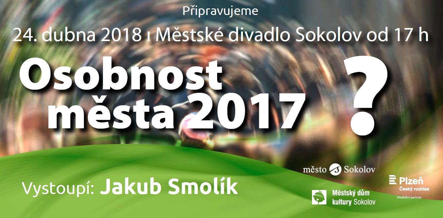 Sokolov: Osobnosti budou čtyři, zazpívá Jakub Smolík (TV Západ)