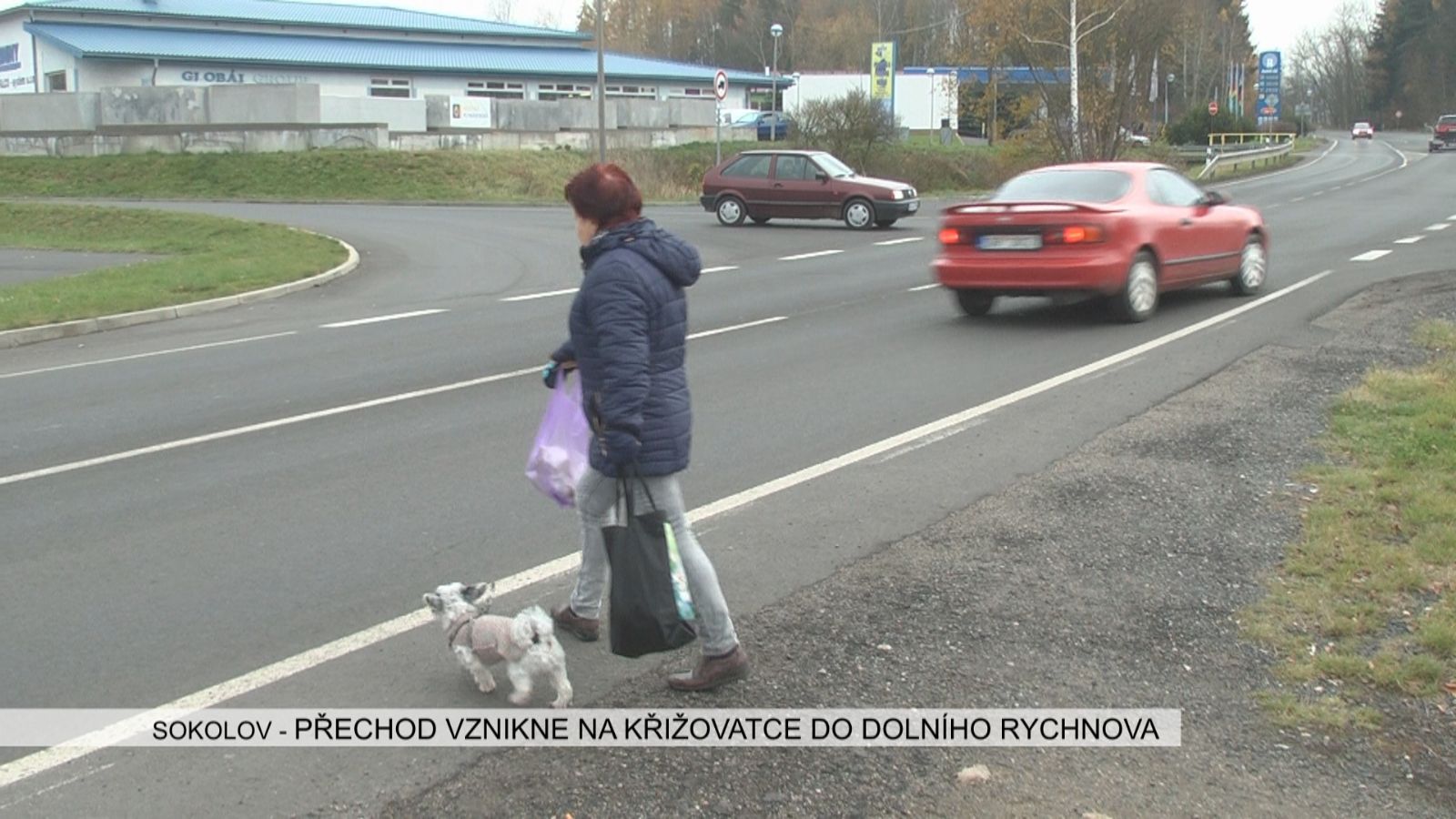 Sokolov: Přechod pro chodce vznikne na křižovatce do Dolního Rychnova (TV Západ)