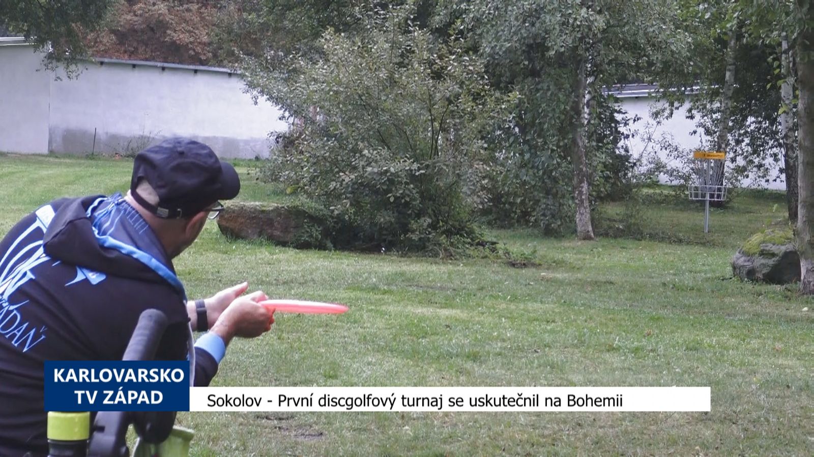 Sokolov: První discgolfový turnaj se uskutečnil na Bohemii (TV Západ)