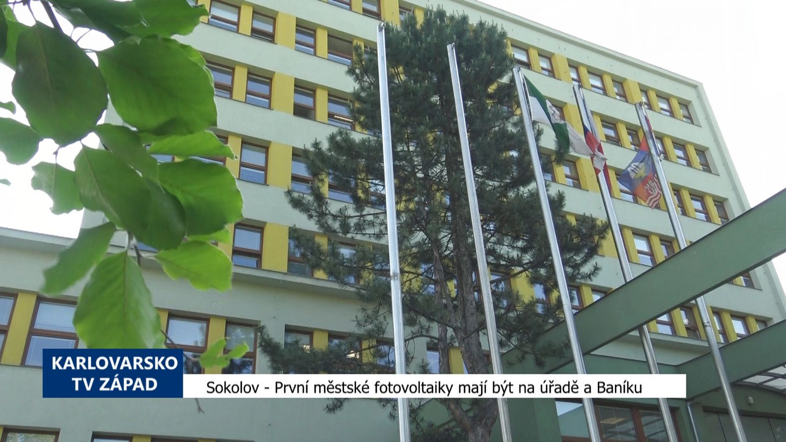 Sokolov: První městské fotovoltaiky mají být na úřadě a Baníku (TV Západ)