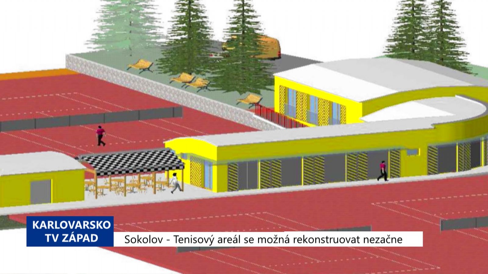 Sokolov: Tenisový areál se možná rekonstruovat nezačne (TV Západ)
