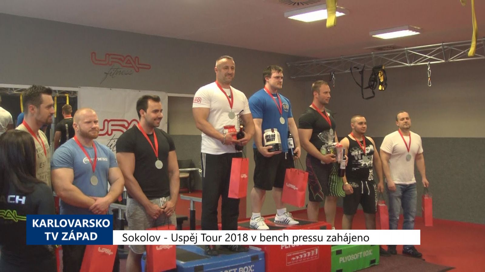Sokolov: Uspěj Tour 2018 v bench pressu zahájeno (TV Západ)