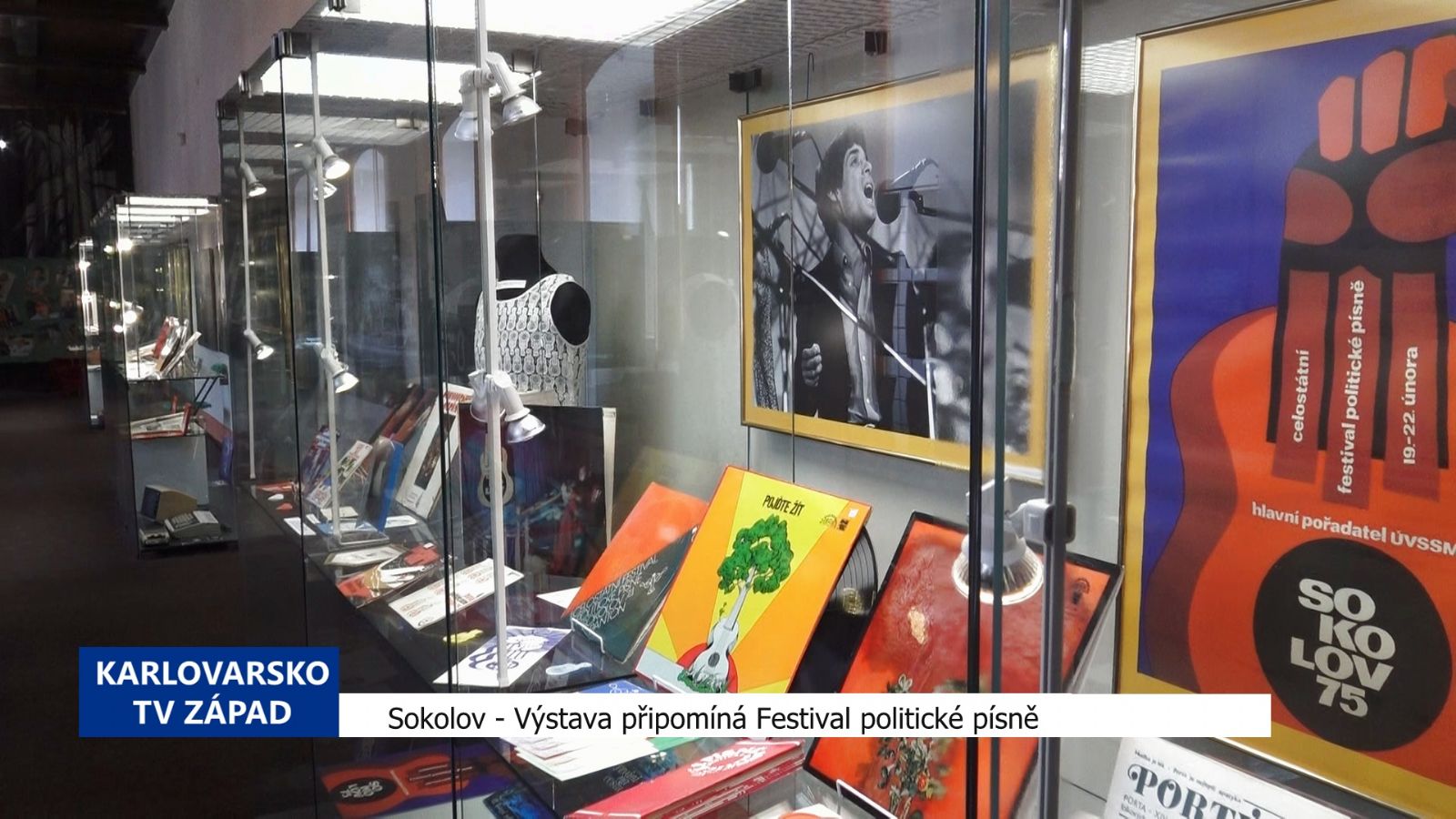 Sokolov: Výstava připomíná Festival politické písně (TV Západ)