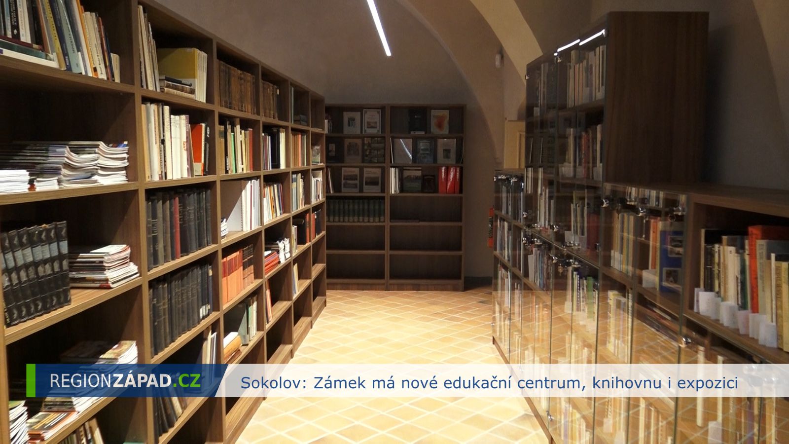 Sokolov: Zámek má nové edukační centrum, knihovnu i expozici (TV Západ)