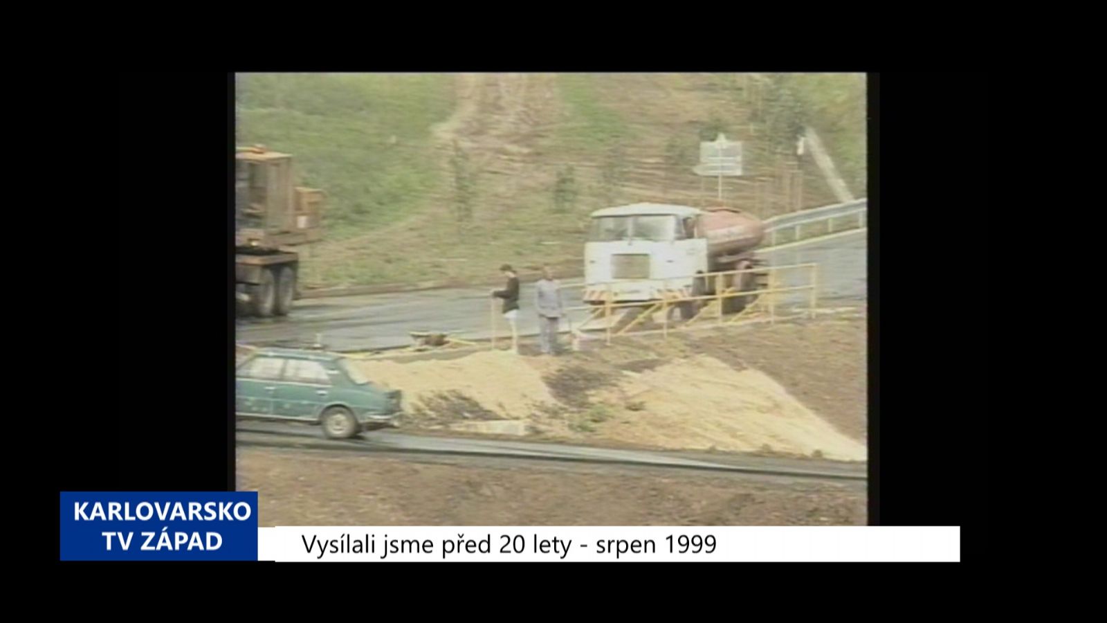 1999 - Cheb: Komunikace u Střížova finišuje  (TV Západ)