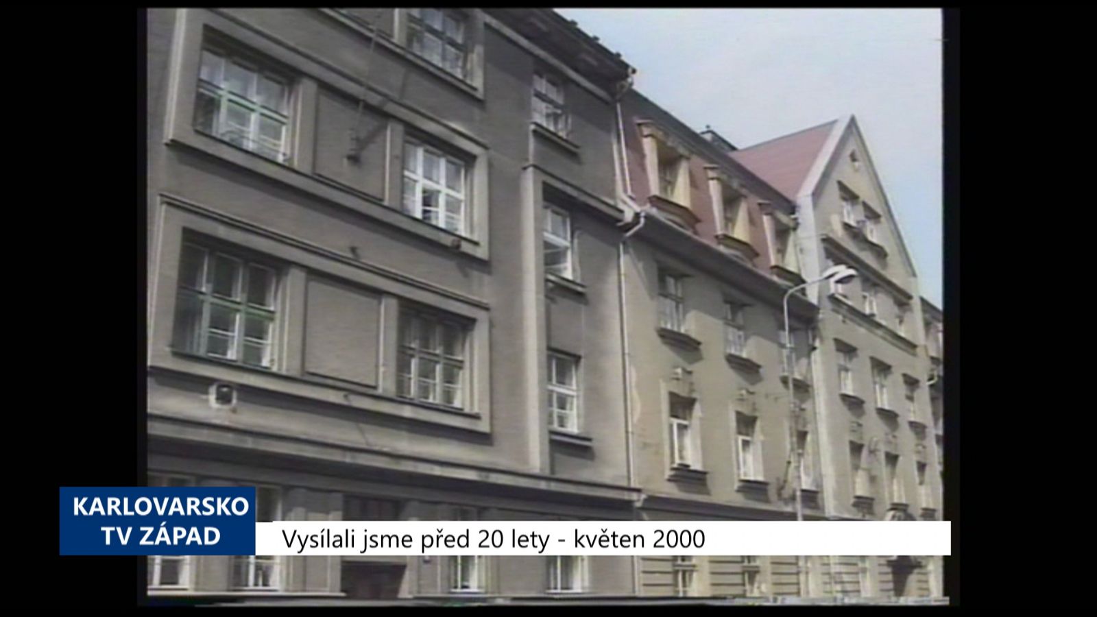 2000 – Cheb: Město prodává obecní domy a byty se slevou (TV Západ)
