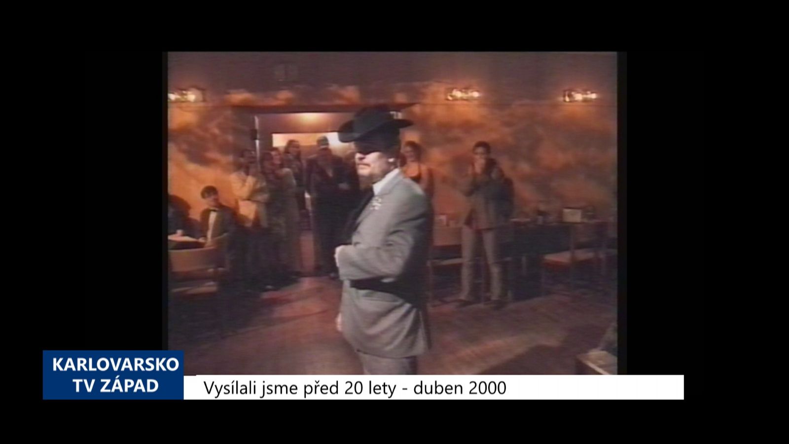 2000 – Cheb: Na netradiční ples divadla zavítalo přes 350 návštěvníků (TV Západ)
