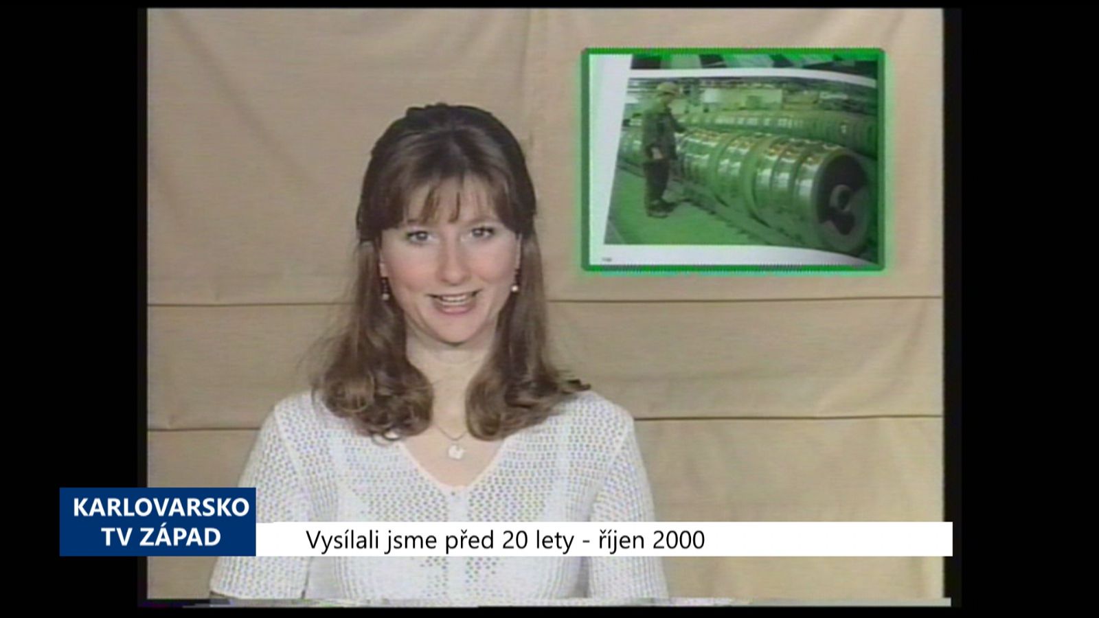 2000 – Cheb: Na radnici se jednalo o spolupráci se zahraničními partnery (TV Západ)