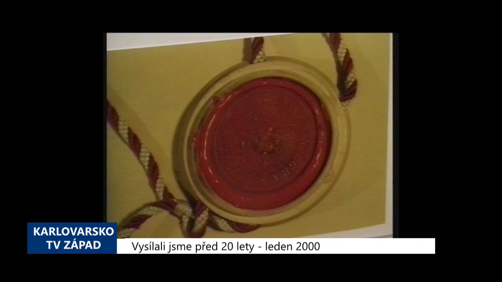 2000 – Cheb: Vernisáž výstavy nazvaná Rudolfinum měla velký úspěch (TV Západ)
