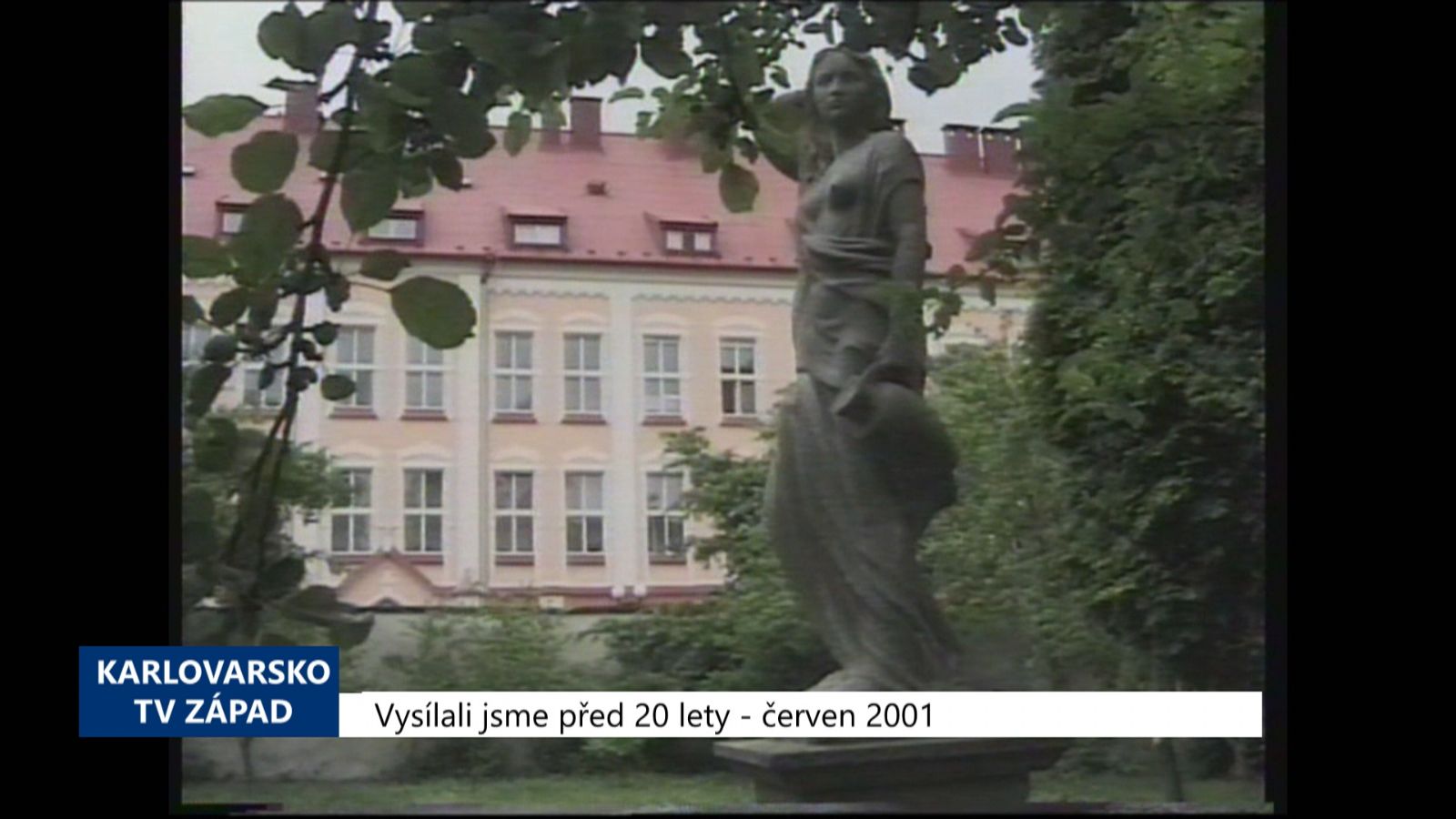 2001 – Cheb: Františkánskou zahradu čeká rekonstrukce (TV Západ)