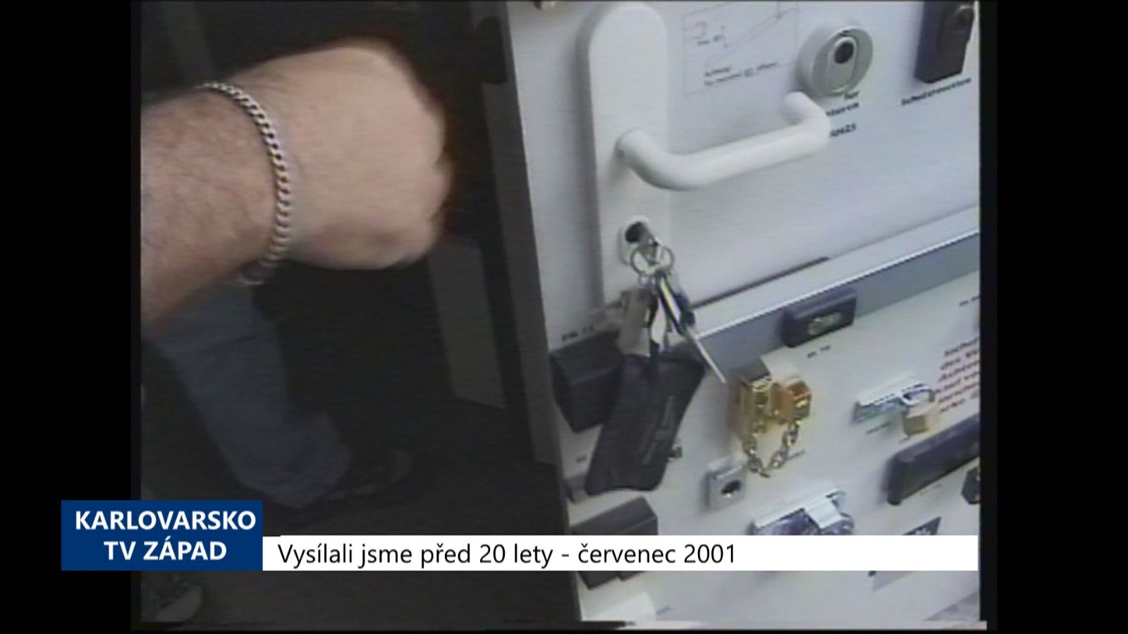 2001 – Cheb: Na náměstí se objevil německý policejní kamion (TV Západ) 