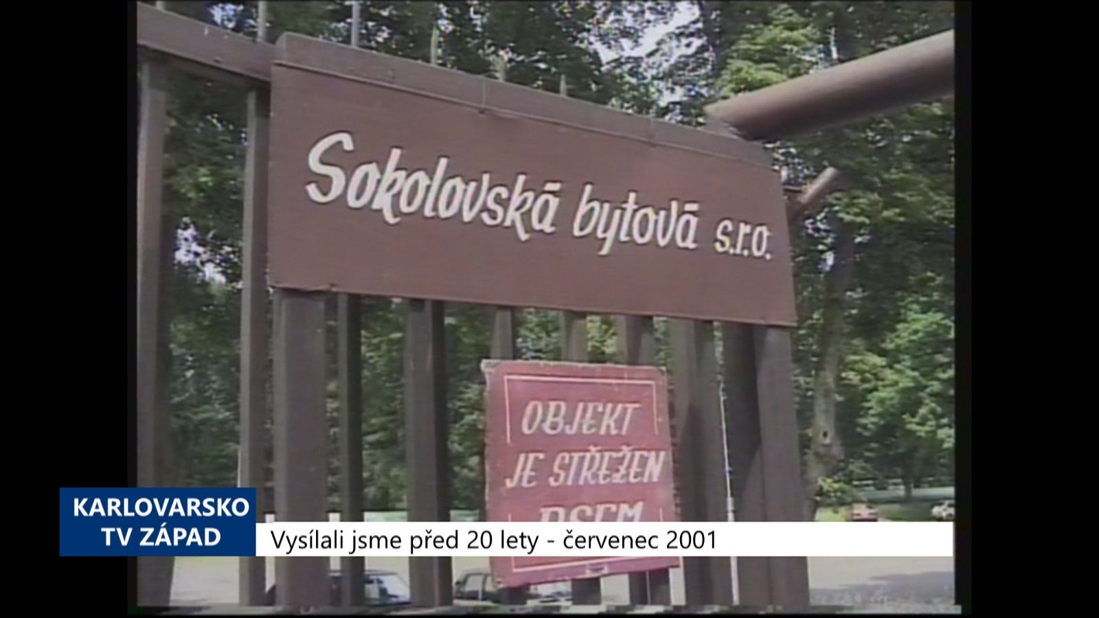 2001 – Sokolov: Domy u kina Alfa se prodaly za 9,5 milionu (TV Západ)
