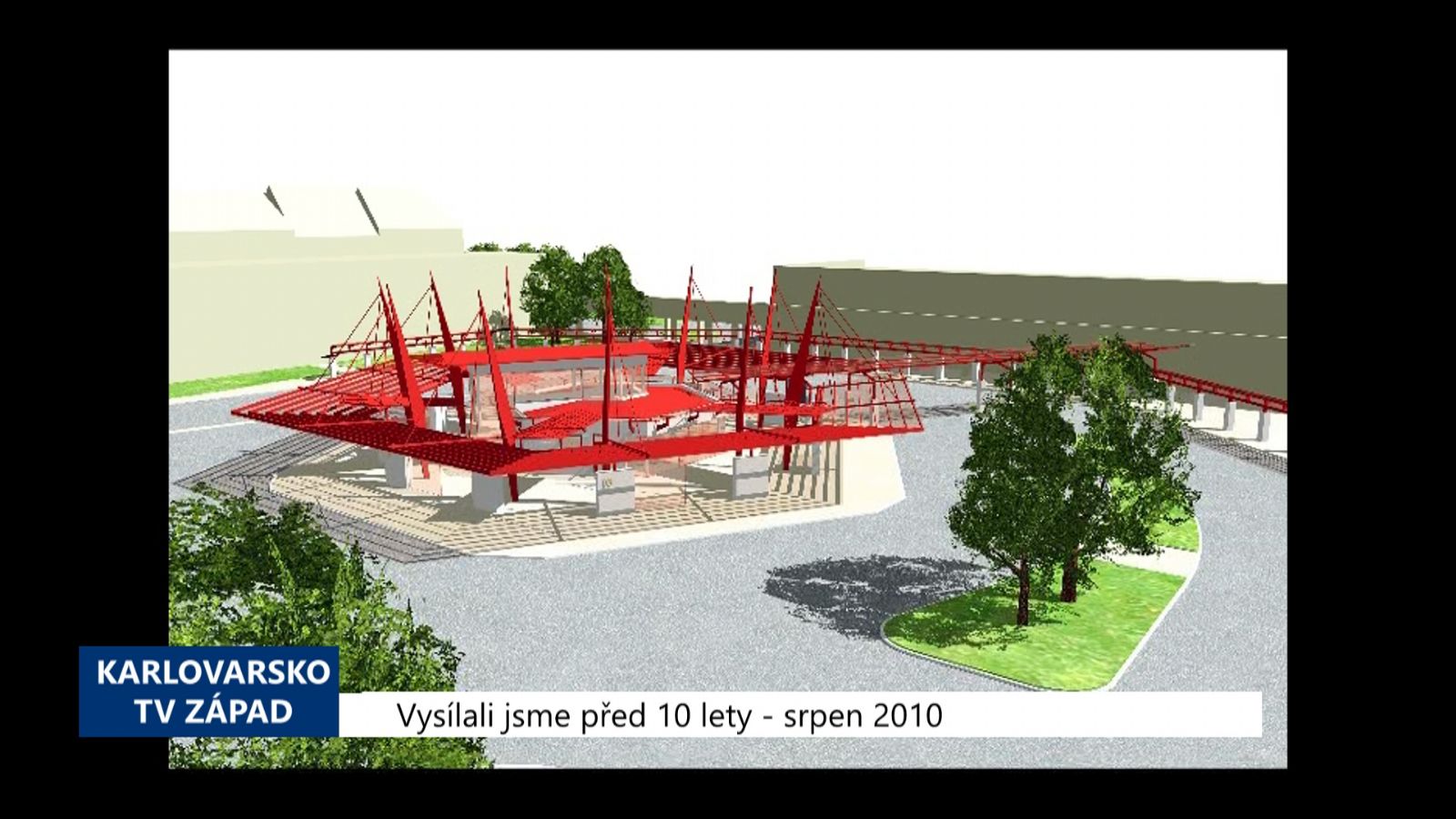 2010 – Cheb: Dotace na dopravní terminál byla schválena (4124) (TV Západ)