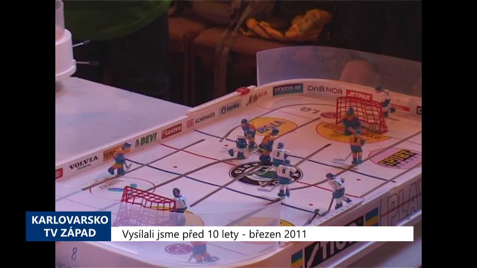2011 – Cheb: Hrál se Český pohár ve STIGA (4320) (TV Západ)