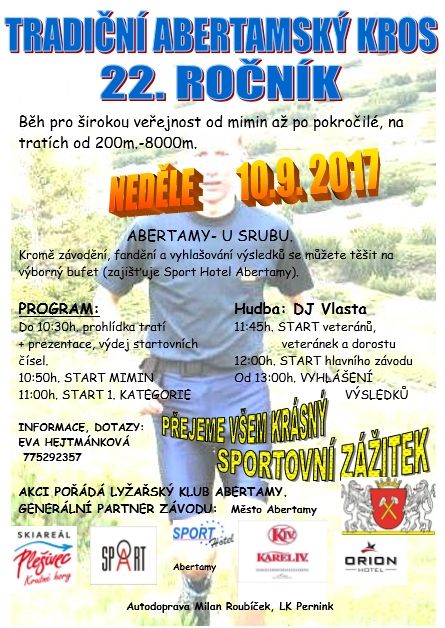 Abertamy: V neděli se uskuteční tradiční kros