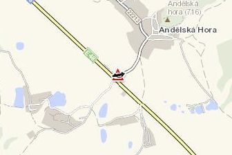 Andělská Hora: Pozor! Nehoda se zraněním