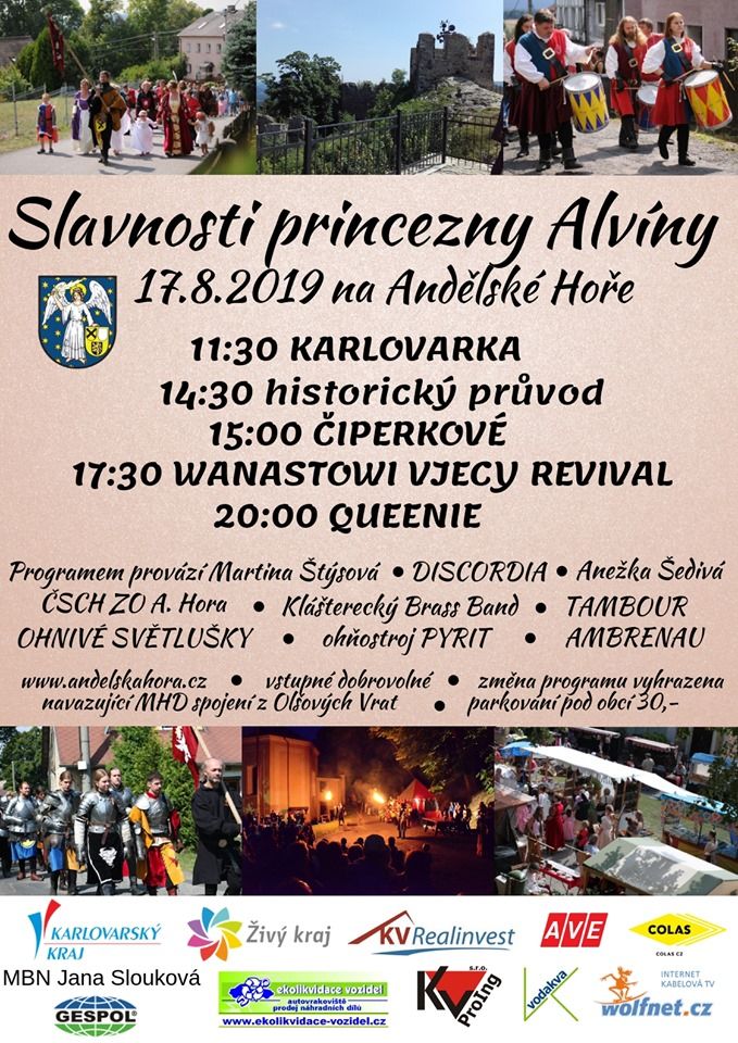 Andělská Hora: Slavnosti princezny Alvíny