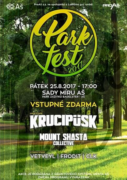 obrázek: Aš: Město rozezní Park fest 2017