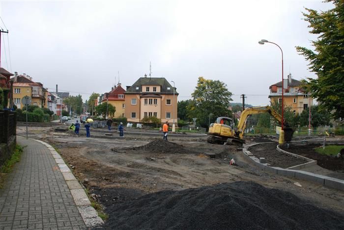 obrázek: Aš: Termín dokončení chodníků v ulicích Šaldova a Janáčkova se posouvá