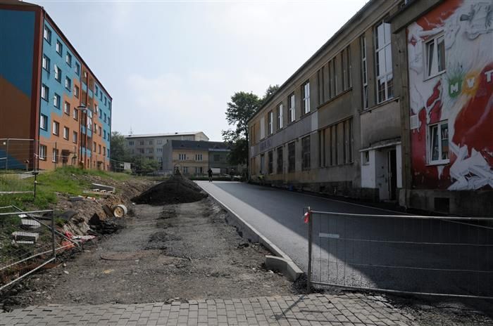 Aš: Ve městě pokračují úpravy prostranství sídliště Mírová, Tesařská