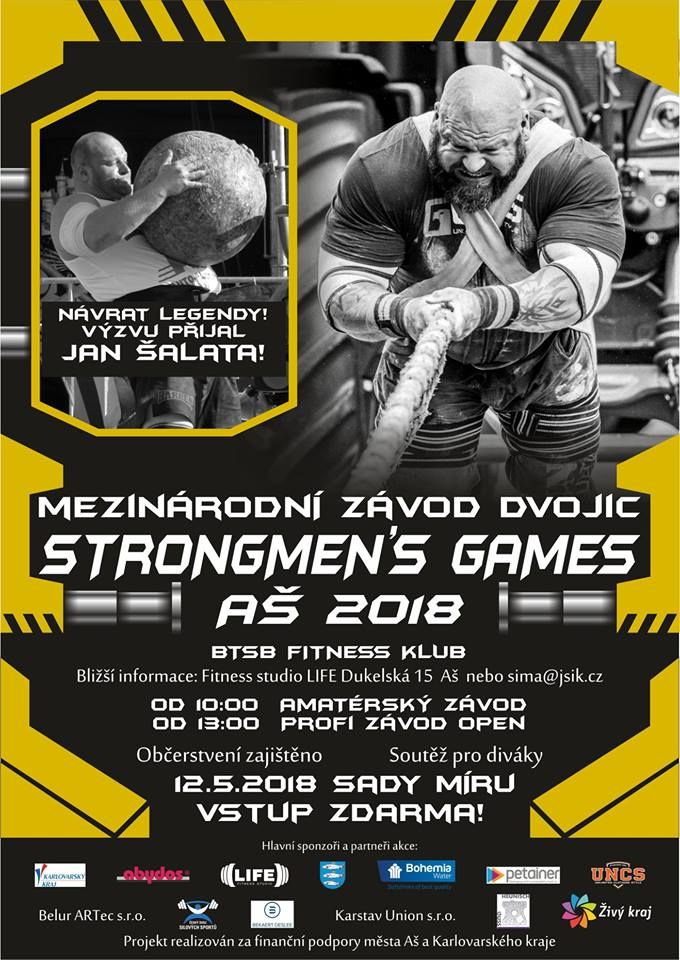 obrázek: Aš: Ve městě se koná Strongmen's Games Aš 2018