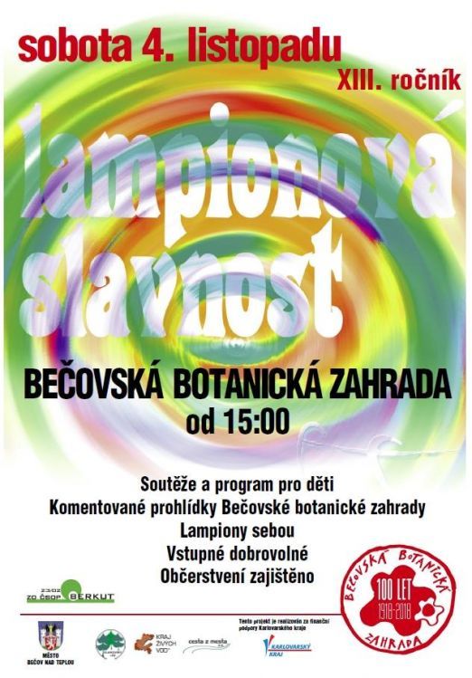 Bečov nad Teplou: Botanickou zahradou projde lampionový průvod