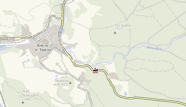 Bečov nad Teplou: U města došlo k dopravní nehodě se zraněním