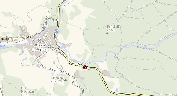 Bečov nad Teplou: U města havaroval motorkář