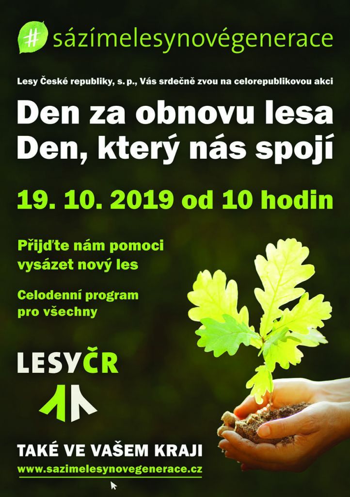 Blíží se Den za obnovu lesa. Přijďte si zasadit strom