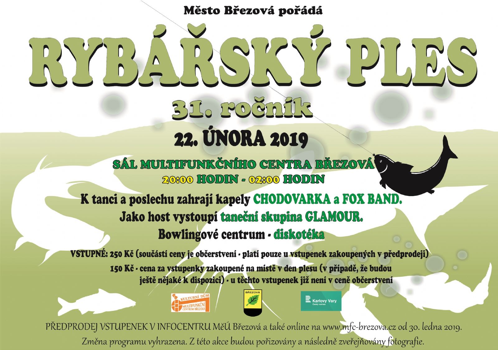 Březová: Město chystá již 31. ročník Rybářského plesu