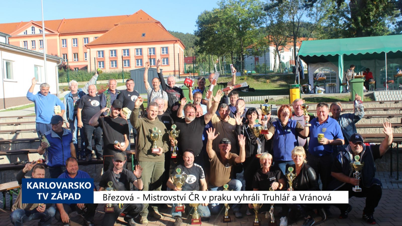 Březová: Mistrovství ČR v praku vyhráli Truhlář a Vránová (TV Západ)