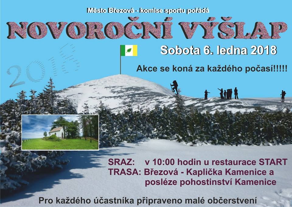 Březová: V sobotu se koná tradiční novoroční výšlap