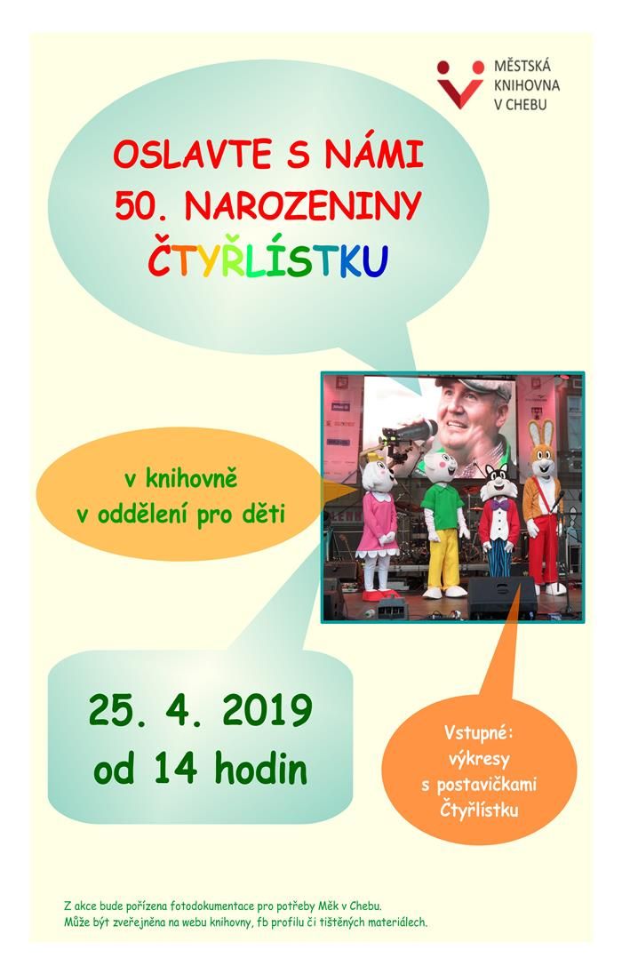 Cheb: Čtyřlístek slaví 50 let