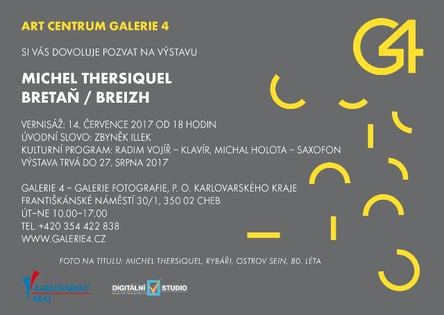 Cheb: Galerie 4 představí výstavu fotografií Michela Thersiquela