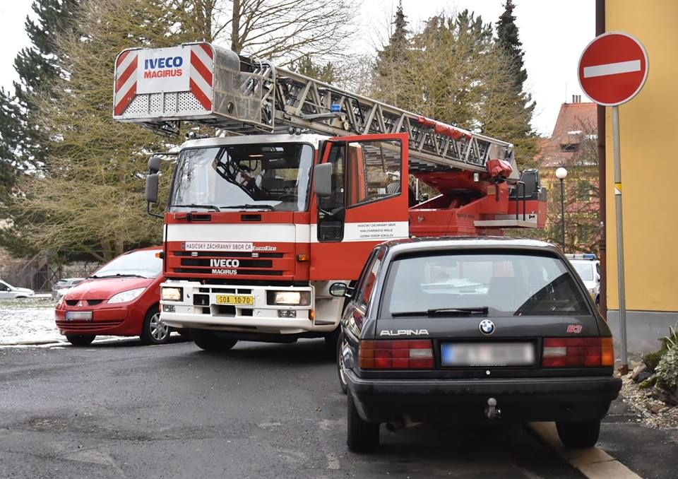 Cheb: Hasiči kontrolovali průjezdnost ulic