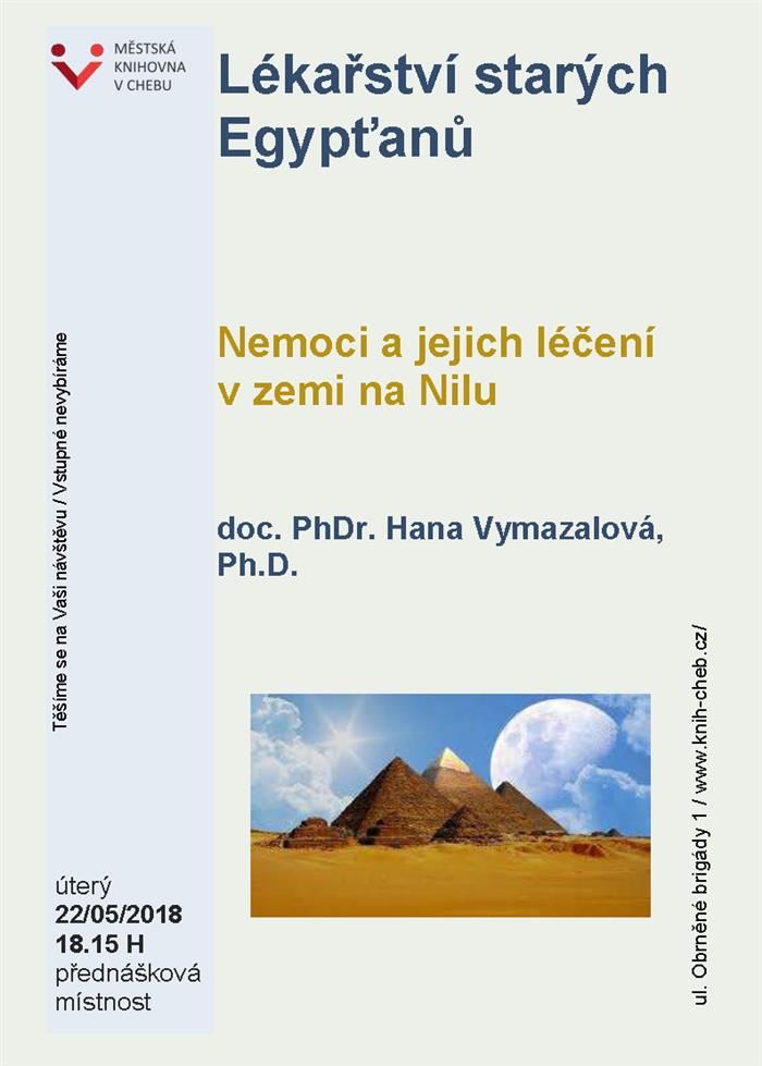 Cheb: Knihovna dnes zve na Lékařství starých Egypťanů